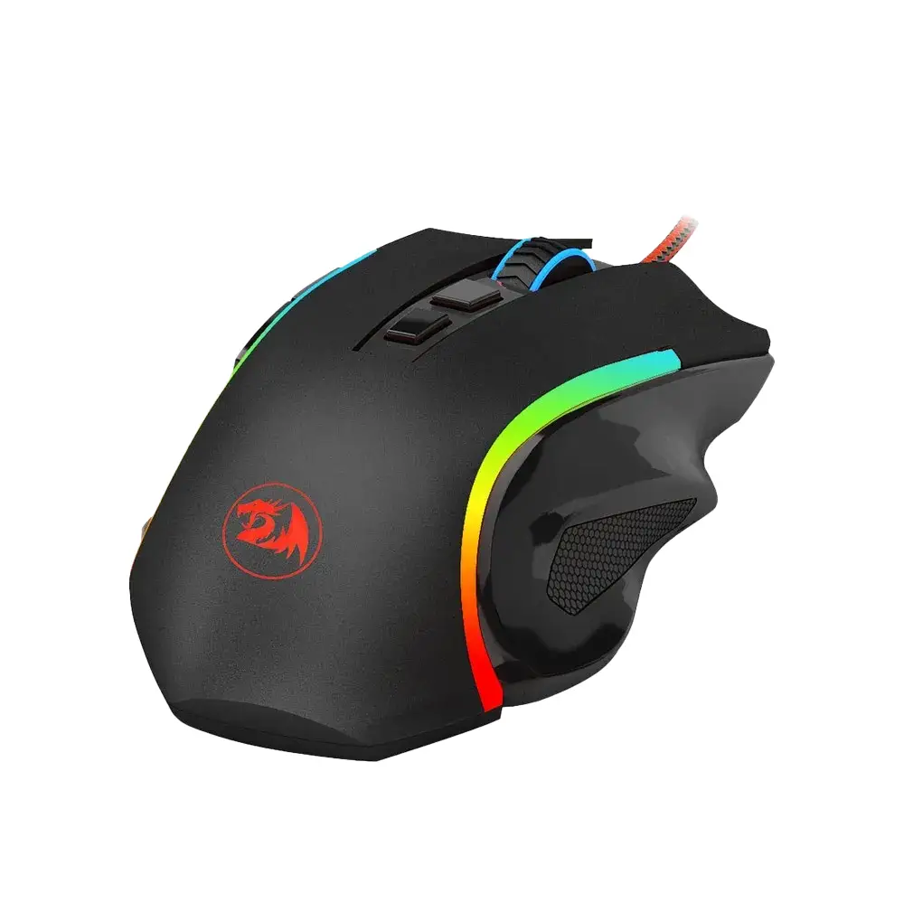 Mouse Redragon Gamer Griffin M607 RGB, 7200 DPI, 6 Botões, Black